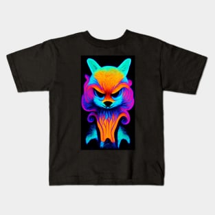 Smirking Fox - Psychedelic Kids T-Shirt